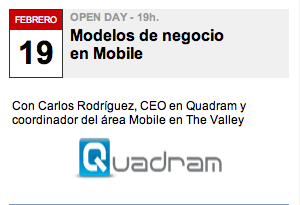 Evento modelos de negocio en Mobile